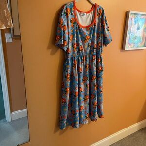 Disney’s Orange Bird Print Dress